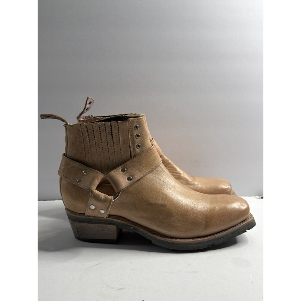 Freebird Whiskey Western Boots Womens Size 12 Mens 10 Color Cream/Blonde